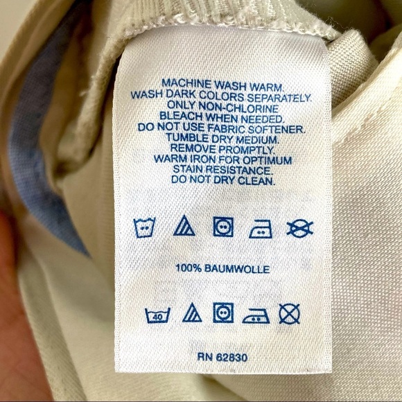 Lands’ End Tailored Fit Khaki Pants Size 37 - Picture 13 of 13